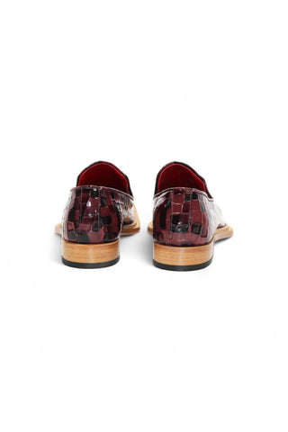 Emilio Franco Couture Narciso Crocodile Embossed Calf-Skin Leather Horse-Bit Loafer (EFC1108)