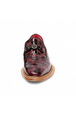 Emilio Franco Couture Narciso Crocodile Embossed Leather Horse-Bit Loafer (EFC1108)