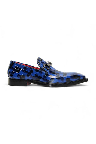 Emilio Franco Couture Narciso Crocodile Print Calf-Skin Leather Horse-Bit Loafer (EFC1108)-AmbrogioShoes