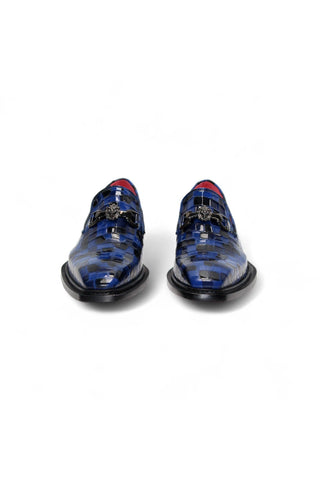 Emilio Franco Couture Narciso Crocodile Print Calf-Skin Leather Horse-Bit Loafer (EFC1108)-AmbrogioShoes