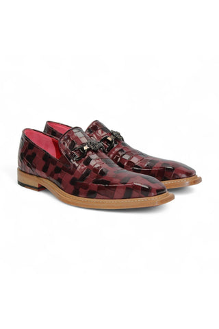 Emilio Franco Couture Narciso Crocodile Print Calf-Skin Leather Horse-Bit Loafer (EFC1108)-AmbrogioShoes