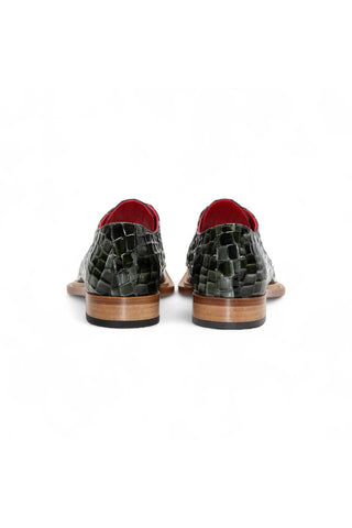 Emilio Franco Couture Santo Crocodile Embossed Calf-Skin Leather Derby (EFC1037)