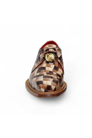 Emilio Franco Couture Santo Crocodile Embossed Calf-Skin Leather Derby (EFC1037)