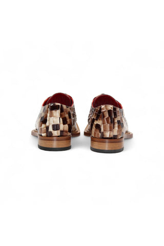 Emilio Franco Couture Santo Crocodile Embossed Calf-Skin Leather Derby (EFC1037)