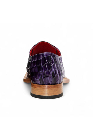 Emilio Franco Couture Santo Crocodile Embossed Calf-Skin Leather Derby (EFC1037)
