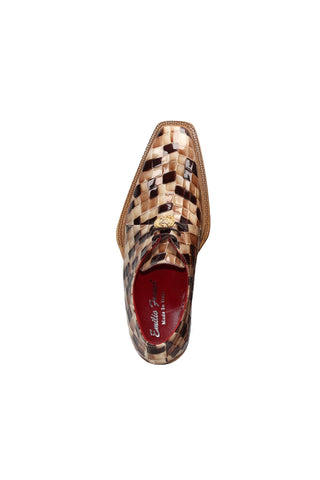Emilio Franco Couture Santo Crocodile Embossed Leather Derby (EFC1037)
