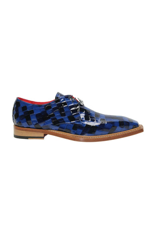 Emilio Franco Couture Santo Crocodile Embossed Leather Derby (EFC1037)