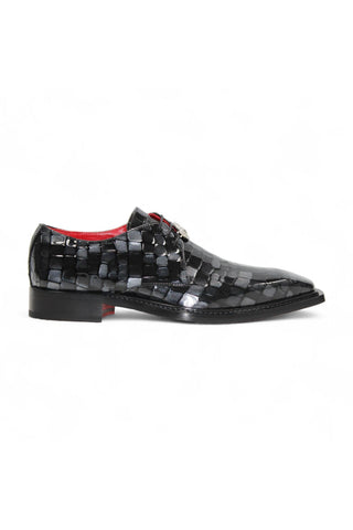 Emilio Franco Couture Santo Crocodile Embossed Leather Derby (EFC1037)