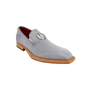 Emilio Franco EF103 Men's Shoes Grey Suede Leather Formal Loafers (EFC1014)-AmbrogioShoes