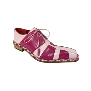 Emilio Franco EF335 Men's Shoes Fuscia/Pink Calf-Skin Leather Oxfords (EFC1032)-AmbrogioShoes