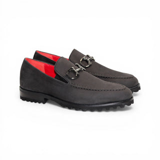 Emilio Franco EF363 Nubuck Horse-Bit Loafer