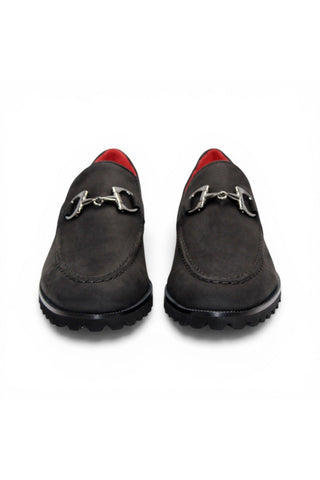 Emilio Franco EF363 Nubuck Horse-Bit Loafer