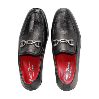 Emilio Franco Edgardo Men's Shoes Deer Skin Horse-Bit Loafer (EF1247)-AmbrogioShoes