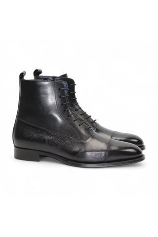 Emilio Franco Fausto Calf-Skin Leather Cap-Toe Boot (EF1008)-AmbrogioShoes