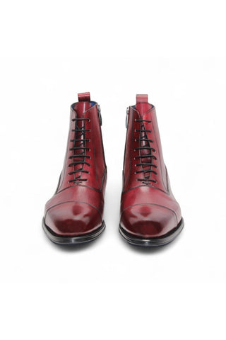 Emilio Franco Fausto Calf-Skin Leather Cap-Toe Boot (EF1008)-AmbrogioShoes