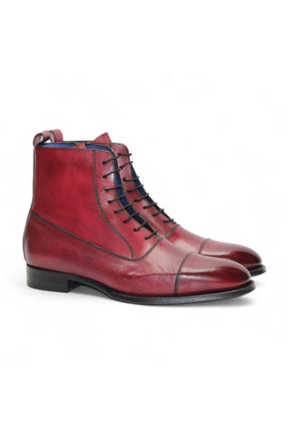 Emilio Franco Fausto Leather Cap-Toe Boot (EF1008)
