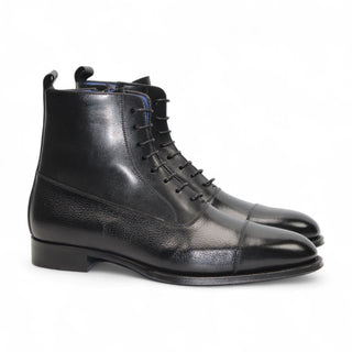Emilio Franco Fausto Men's Shoes Calf-Skin Leather Cap-Toe Boot (EF1008)-AmbrogioShoes