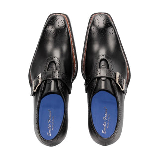 Emilio Franco Filippo Men's Shoes Calf-Skin Leather Monk-Strap (EF1194)-AmbrogioShoes