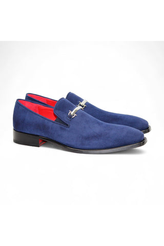 Emilio Franco Francesco Black Suede Loafers (EF1032)-AmbrogioShoes