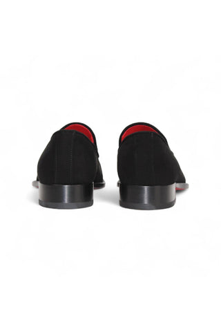 Emilio Franco Francesco Black Suede Loafers (EF1032)-AmbrogioShoes