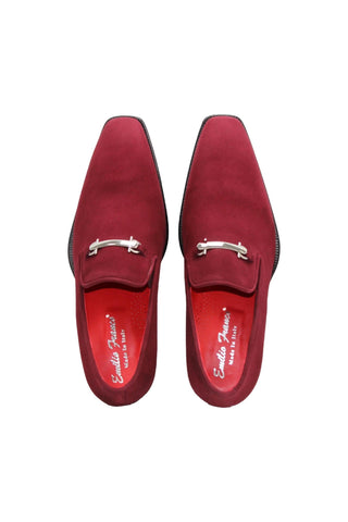 Emilio Franco Francesco Black Suede Loafers (EF1032)-AmbrogioShoes