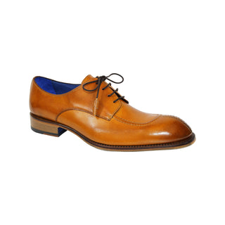 Emilio Franco Girolamo Men's Shoes Senape Calf-Skin Leather Oxfords (EF1167)-AmbrogioShoes