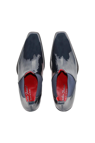 Emilio Franco Leonardo Calf-Skin Patent Leather Chelsea Boot (EF1066)-AmbrogioShoes