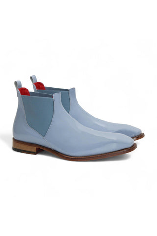 Emilio Franco Leonardo Calf-Skin Patent Leather Chelsea Boot (EF1066)-AmbrogioShoes