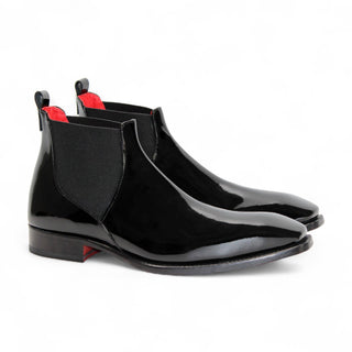 Emilio Franco Leonardo Calf-Skin Patent Leather Chelsea Boot (EF1066)-AmbrogioShoes