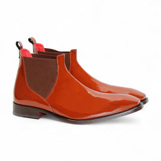 Emilio Franco Leonardo Calf-Skin Patent Leather Chelsea Boot (EF1066)-AmbrogioShoes