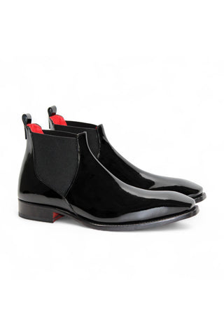 Emilio Franco Leonardo Patent Chelsea Boot