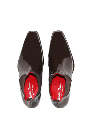 Emilio Franco Leonardo Patent Chelsea Boot