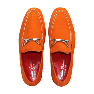 Emilio Franco Nino II Men's Shoes Suede Leather Horse-Bit Loafer (EF1086)-AmbrogioShoes