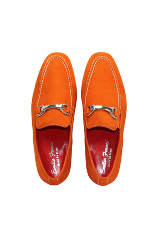 Emilio Franco Nino II Suede Horse-Bit Loafer (EF1086)