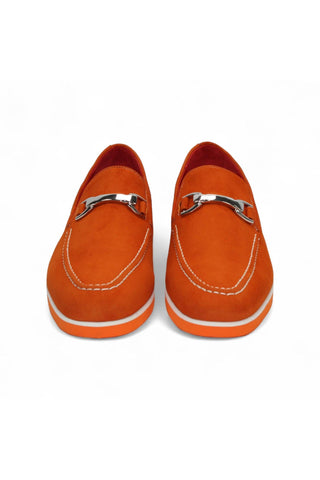 Emilio Franco Nino II Suede Horse-Bit Loafer (EF1086)