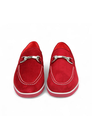 Emilio Franco Nino II Suede Horse-Bit Loafer (EF1086)
