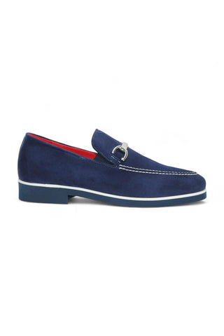 Emilio Franco Nino II Suede Horse-Bit Loafer (EF1086)