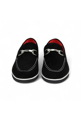 Emilio Franco Nino II Suede Horse-Bit Loafer (EF1086)