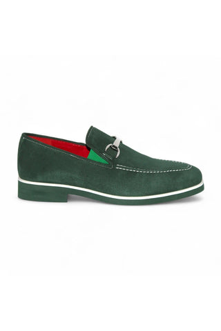 Emilio Franco Nino II Suede Horse-Bit Loafer (EF1086)