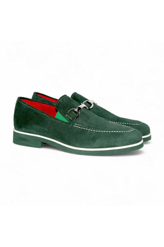 Emilio Franco Nino II Suede Horse-Bit Loafer (EF1086)