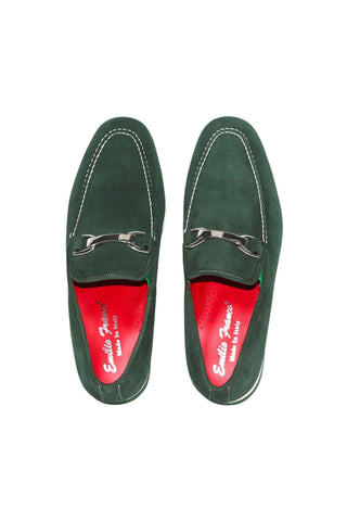 Emilio Franco Nino II Suede Horse-Bit Loafer (EF1086)