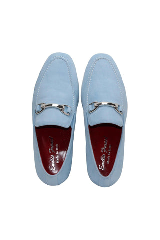 Emilio Franco Nino II Suede Horse-Bit Loafer (EF1086)