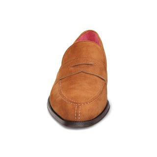 Emilio Franco Oliviero Men's Shoes Suede Leather Penny Loafer (EF1092)-AmbrogioShoes