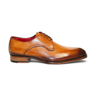 Emilio Franco Renzo Men's Shoes Cognac Calf-Skin leather Oxfords (EF1267)-AmbrogioShoes