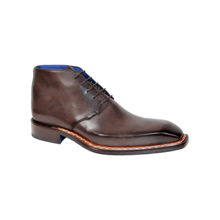 Emilio Franco Rocco Men's Shoes Chocolate Boots (EF1182)-AmbrogioShoes