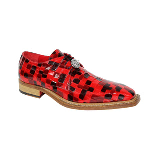 Emilio Franco Santo Men's Shoes Patent Leather Multi Croco Print Oxford (EFC1040)-AmbrogioShoes