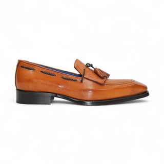 Emilio Franco Tommaso Men’s Shoes Calf-Skin Leather Tassel Loafer (EF1272)-AmbrogioShoes