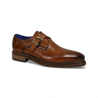 Emilio Franco Vincenzo Men’s Shoes Calf-Skin Leather Single Monk-Strap (EF1183)-AmbrogioShoes