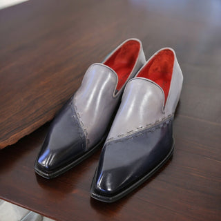 Emilio Franco Vittorio Men’s Shoes Calf-Skin Leather Slip-On Loafer (EF1242)-AmbrogioShoes