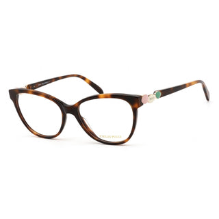 Emilio Pucci EP5151 Eyeglasses Dark Havana / Clear Lens-AmbrogioShoes